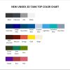 tank top color chart - Madball Shop