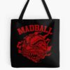 Red Maroon Ball Tote Bag Official Madball Merch