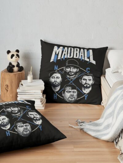 Madball Nyhc Throw Pillow Official Madball Merch