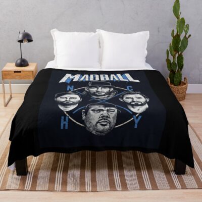 Face Madball Handsome Throw Blanket Official Madball Merch