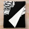 Black White Logo Madball Throw Blanket Official Madball Merch