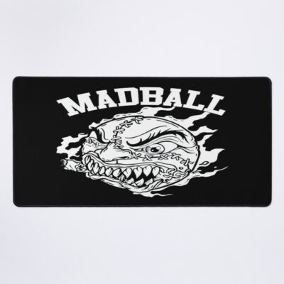 Black White Logo Madball Mouse Pad Official Madball Merch