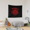 Red Maroon Ball Tapestry Official Madball Merch